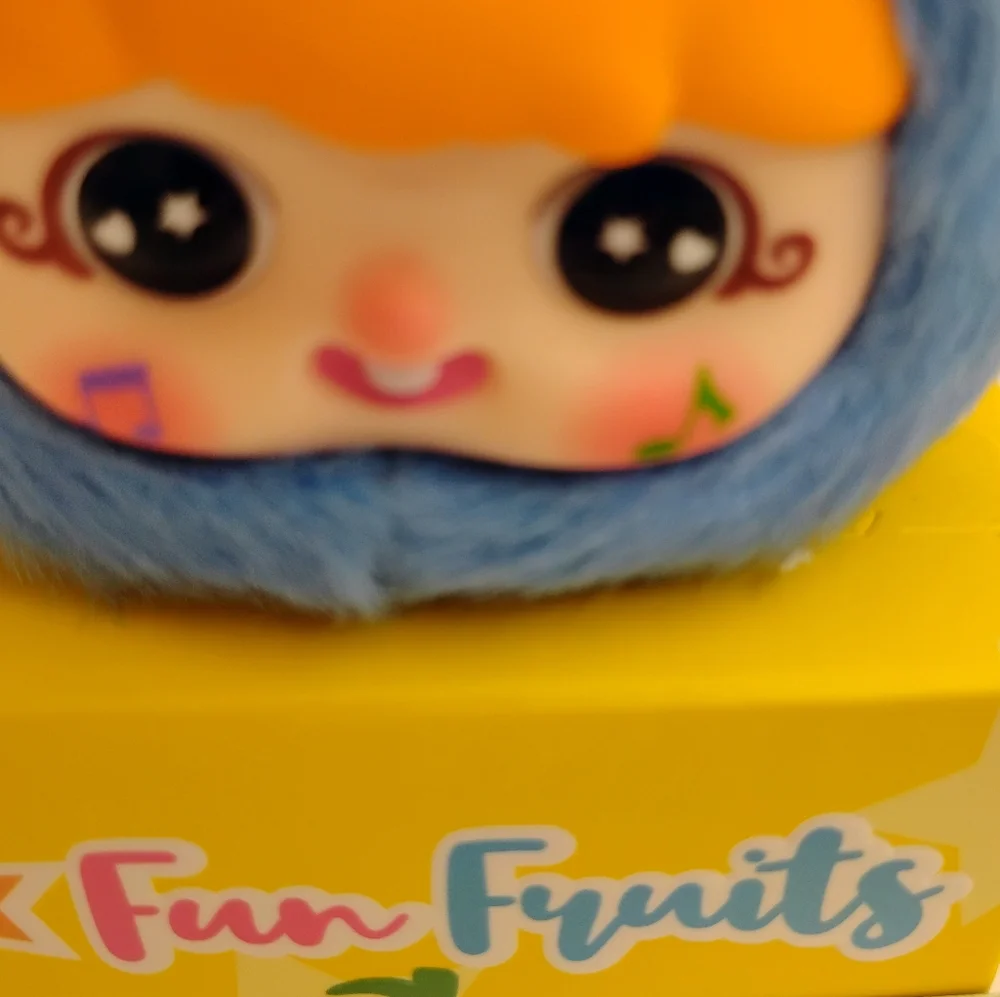 Yaya Fun Fruits Blue Plush Keychain 🎁 - Picture 2 of 4